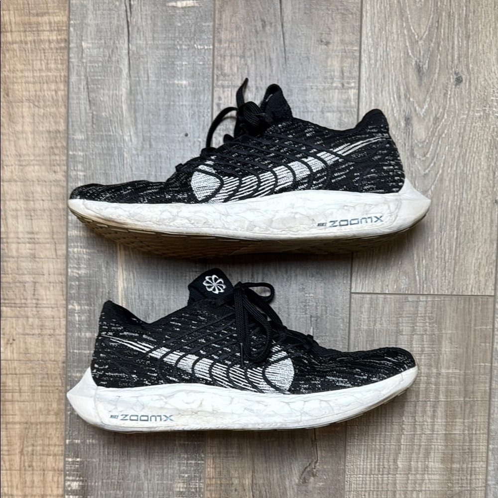 Nike Woman’s Black and White ZoomX Sneakers